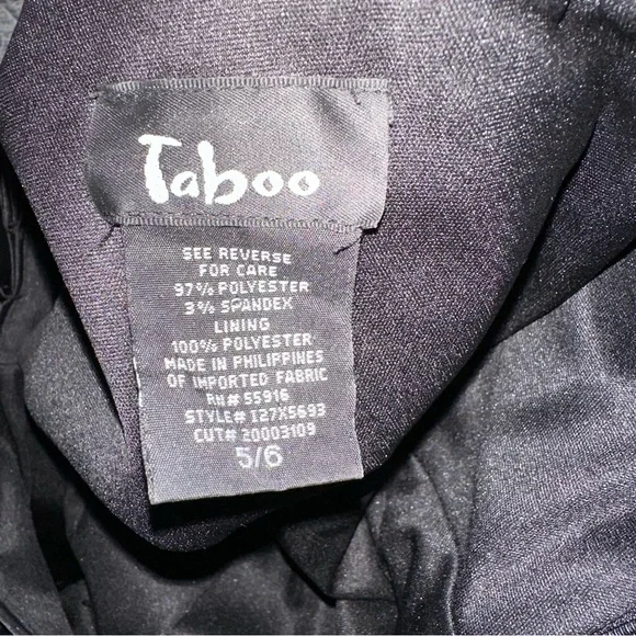 Taboo Black One Shoulder Satin Dress Ruched Cocktail Party Coquette Y2K 6 - Picture 7 of 11